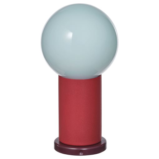 IKEA PS 2026, portable lamp with built-in LED light source, battery-operated/dimmable, 22 cm, 406.085.48