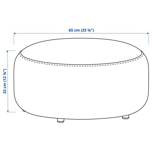 LILLESÄTER, pouffe, 406.184.82
