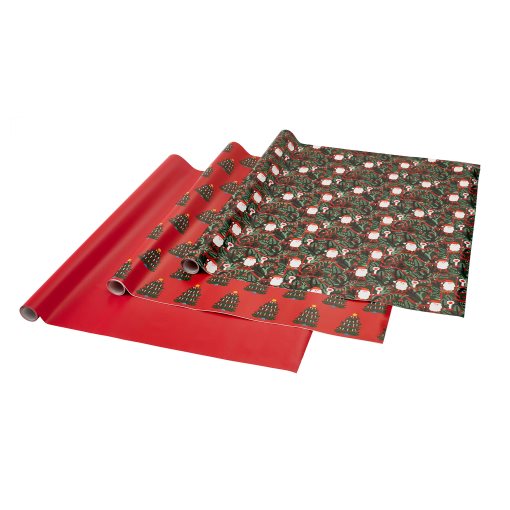 VINTERFINT, gift wrap roll 3 pack, 3x0.7 m/2.10 m², 406.360.99