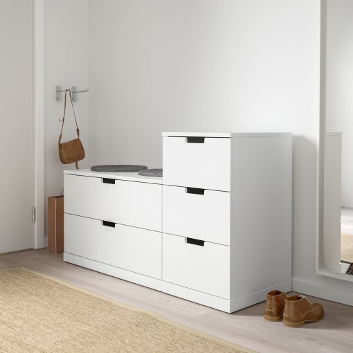 NORDLI, συρταριέρα με 5 συρτάρια, 120X76 cm, 492.480.33