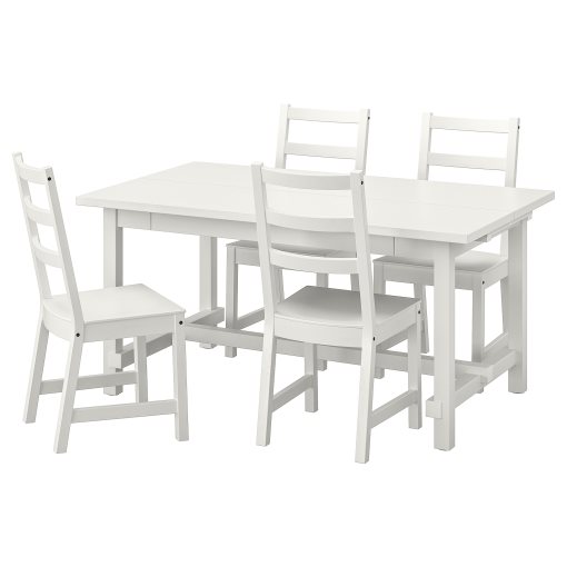 NORDVIKEN/NORDVIKEN, τραπέζι και 4 καρέκλες, 493.051.65