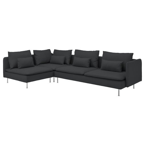 SÖDERHAMN, corner sofa, 4-seat with open end, 494.495.88