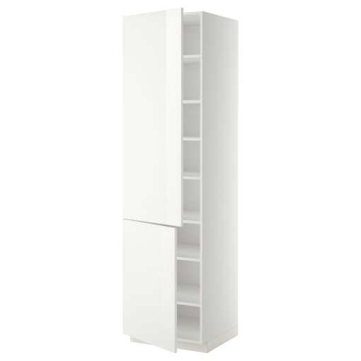 METOD, high cabinet with shelves, 60x60x200 cm, 494.575.97