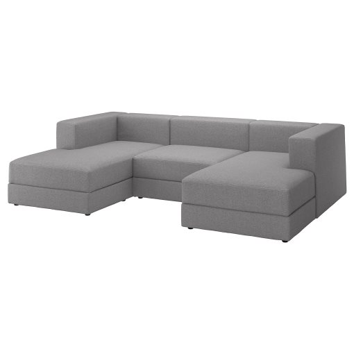 JÄTTEBO, 3,5-seat modular sofa with chaise longues/armrests, 494.713.86