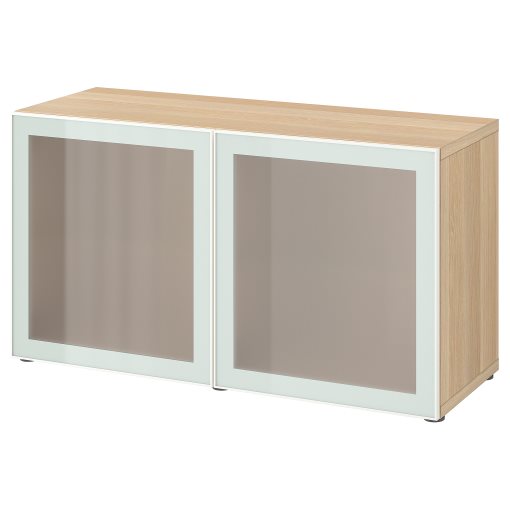 BESTÅ, shelf unit with doors, 120x42x64 cm, 494.904.79