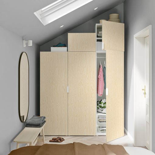 PLATSA, wardrobe with 5 doors, 180x57x241 cm, 495.009.92
