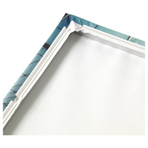 BJÖRKSTA, picture with frame/curious cow, 140x100 cm, 495.089.12