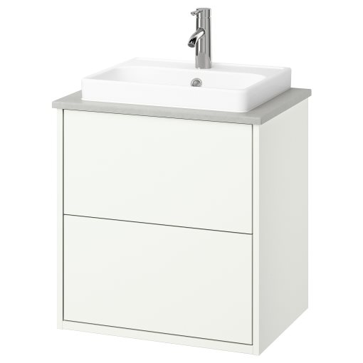 HAVBACK/ORRSJON, wash-stand with drawers/wash-basin/tap, 62x49x71 cm, 495.213.48