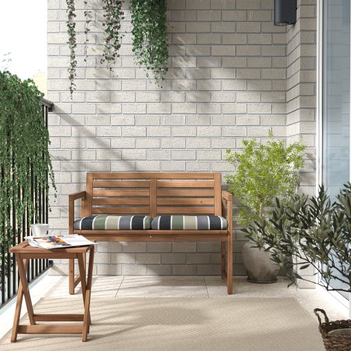 NÄMMARÖ, bench with backrest, outdoor, 495.349.68