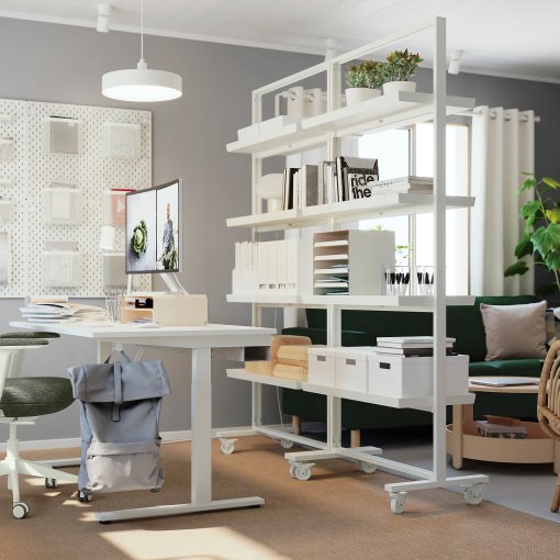 MITTZON, frame with castors/display shelf, 85x205 cm, 495.361.75