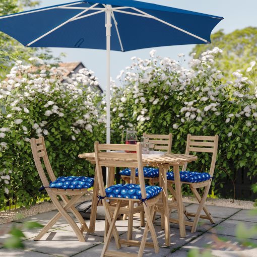 HÖGÖN/IGGÖN, parasol with base, 270 cm, 495.762.08