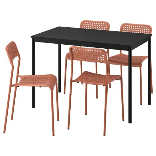 SANDSBERG, table and 4 chairs, 110x67 cm, 496.083.89