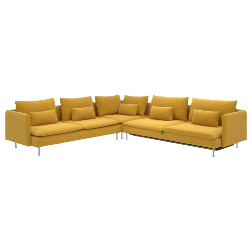SÖDERHAMN, corner sofa-bed, 6-seat, 496.186.80