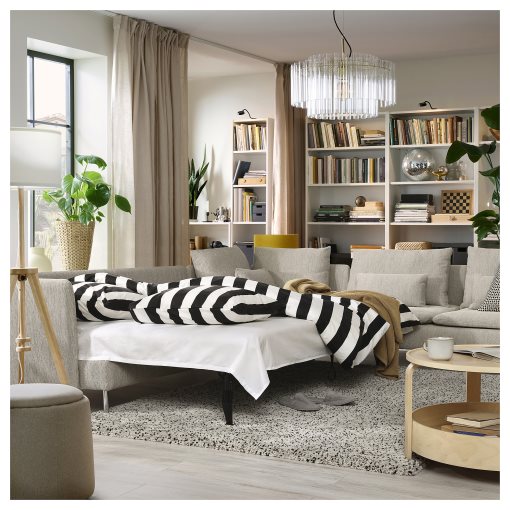 SÖDERHAMN, corner sofa-bed, 6-seat, 496.186.80