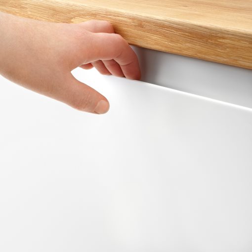 VOXTORP, 2-piece door for corner base cabinet set/right-hand matt, 25x80 cm, 502.819.98