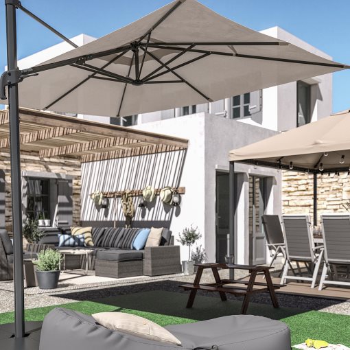 RUNNEN, floor decking, outdoor, 9 pack,artificial grass, 503.131.31