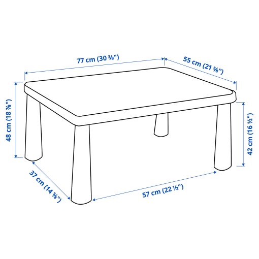 MAMMUT, childrens table, indoor/outdoor, 503.651.77