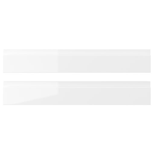 VOXTORP, drawer front/high-gloss 2 pack, 60x10 cm, 503.974.99