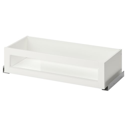 KOMPLEMENT, συρτάρι σε πλαίσιο με γυάλινη πρόσοψη, 75x35 cm, 504.470.17