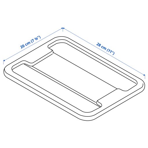 SAMLA, lid for box 5 l, 504.550.88