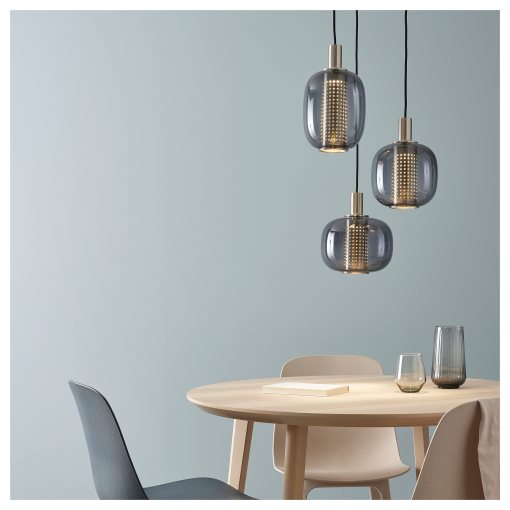 HΟGVIND, pendant lamp with 3 lamps, 504.929.29