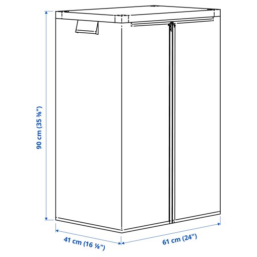 JOSTEIN, cover in/outdoor, 61x41x90 cm, 505.215.83