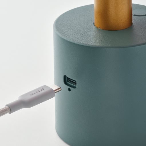 NODMAST, portable lamp with built-in LED light source/battery-operated, 26 cm, 505.759.05