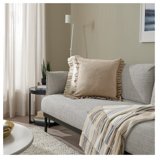 AKERNEJLIKA, κάλυμμα μαξιλαριού/κέντημα, 50x50 cm, 505.772.02