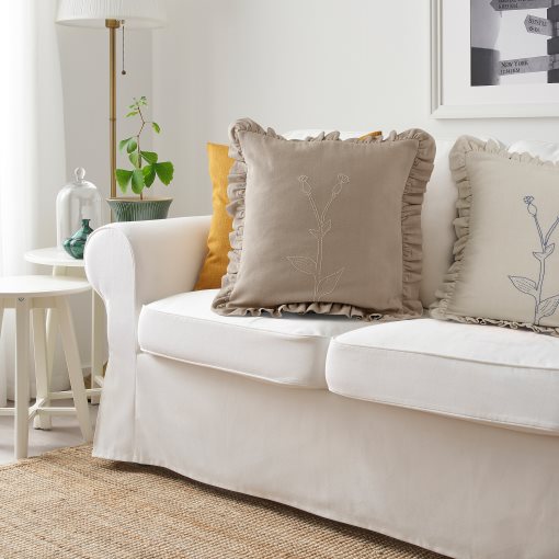 AKERNEJLIKA, κάλυμμα μαξιλαριού/κέντημα, 50x50 cm, 505.772.02