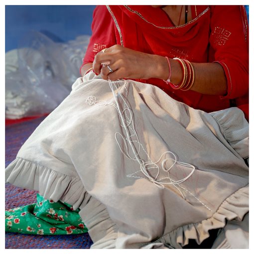 AKERNEJLIKA, κάλυμμα μαξιλαριού/κέντημα, 50x50 cm, 505.772.02