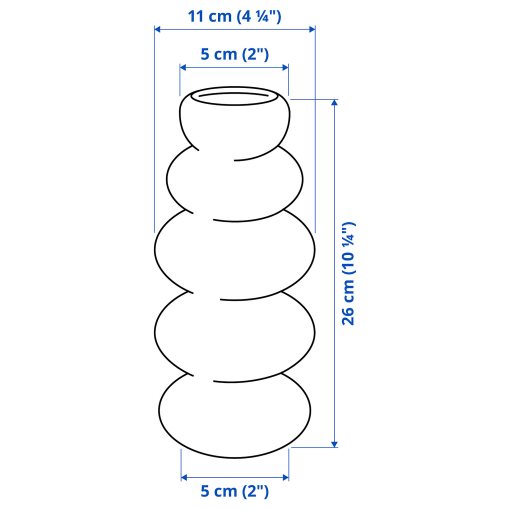 KÄLLARHALS, βάζο, 26 cm, 505.837.12