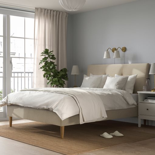 IDANÄS, upholstered bed frame, 160x200 cm, 505.880.69