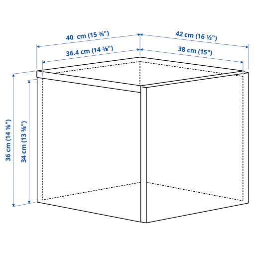 μονάδα επέκτασης ύψους με πόρτα, 40x62x36 cm, 505.964.89