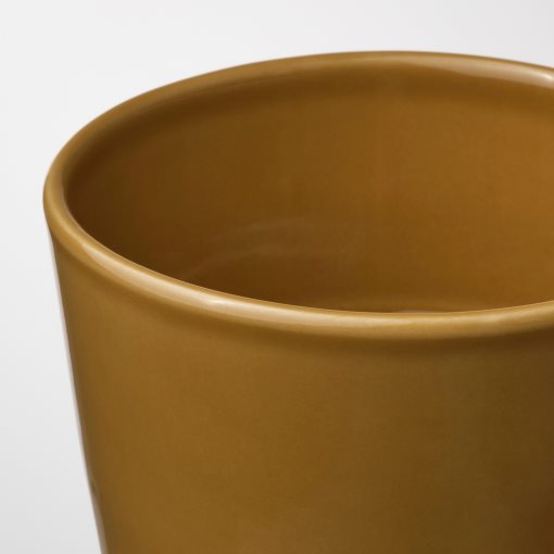 KLOTLÖNN, plant pot with saucer in/outdoor, 9 cm, 505.982.71