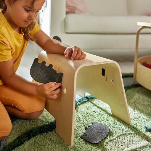 GREJSIMOJS, childrens stool moose shaped, 505.989.59