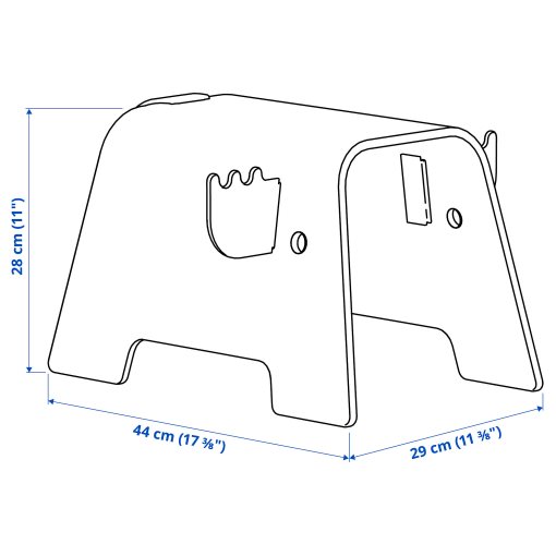 GREJSIMOJS, childrens stool moose shaped, 505.989.59