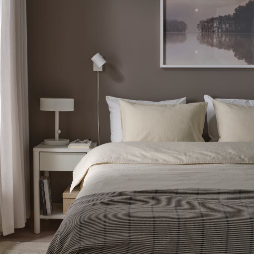 RUNDHAGTORN, παπλωματοθήκη και μαξιλαροθήκη, 150x200/50x60 cm, 506.001.70