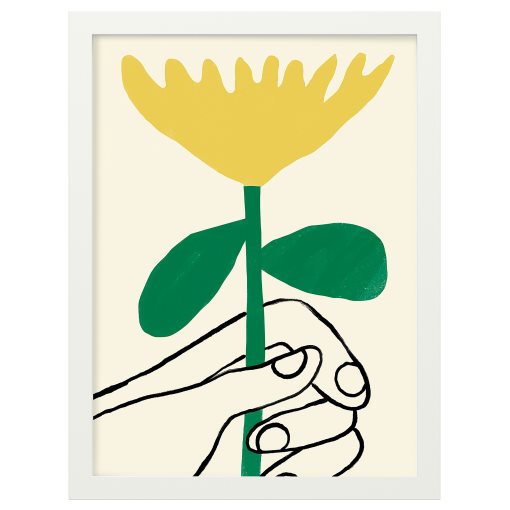 RODALM, frame with poster/a flower for you, 30x40 cm, 506.021.45