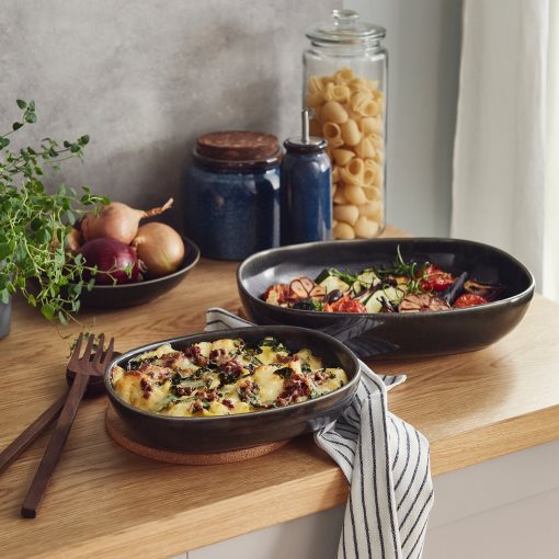 GLADELIG, oven dish, set of 2, 506.079.49