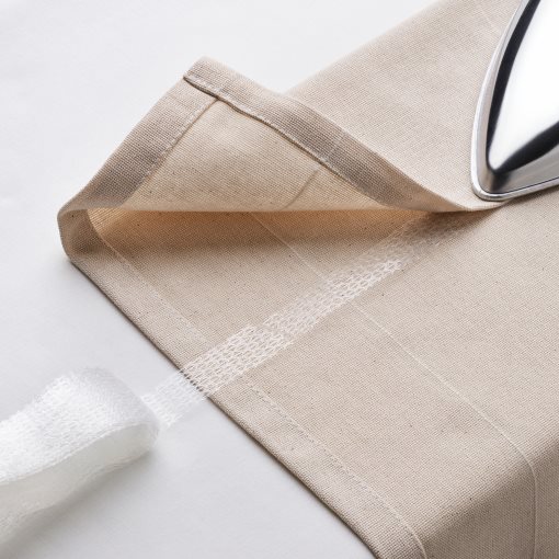 LENDA, curtains with tie-backs and heading tape/1 pair, 140x300 cm, 506.149.40