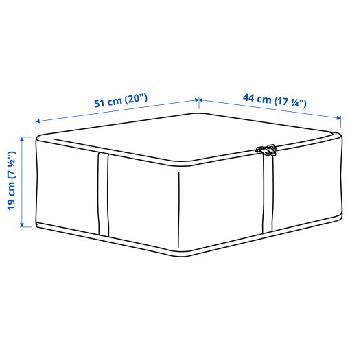 HEMMAFIXARE, storage case, 44x51x19 cm, 506.304.45
