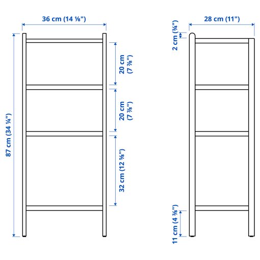 STEGESUND, shelf unit, 36x28x87 cm, 506.320.10
