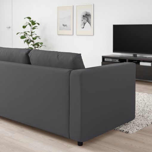 VIMLE, corner sofa, 4-seat with wide armrests, 594.017.84
