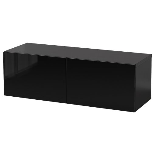 BESTÅ, wall-mounted cabinet combination, 120x42x38 cm, 594.398.62
