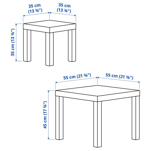 LACK, nest of tables, set of 2, 594.427.27