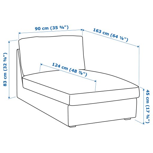 KIVIK, chaise longue, 594.430.29