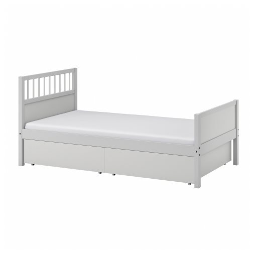 SAMLA, bed frame with storage, 90x200 cm, 594.441.42