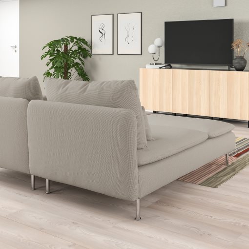 SÖDERHAMN, 4-seat sofa with chaise longue and open end, 594.497.00