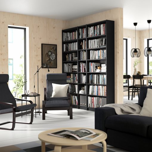 BILLY, σύνθεση βιβλιοθήκης με μονάδες επεκτάσεις ύψους, 200x28x237 cm, 594.835.34