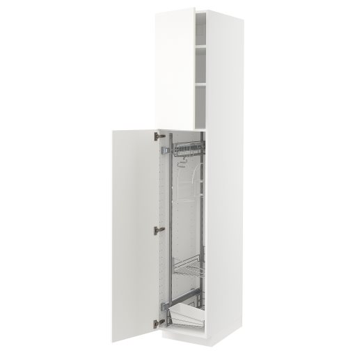 METOD, high cabinet with cleaning interior, 40x60x220 cm, 595.073.42